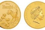 Золотая монета по мультфильму "Бэмби"
