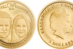 Золотая монета "Королевская свадьба" 5 долларов