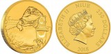 Золотая монета "Звёздные войны: Джабба Хатт"