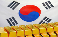 ЦБ Южной Кореи аутсайдер в «золотой лихорадке»
