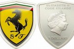 Серебряная монета «Ferrari» номиналом 5 долларов
