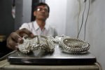 В ноябре 2014 г. Индия ввезла 1254 тонны серебра