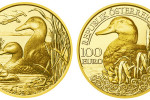 Золотая монета Австрии "Кряква" 100 евро