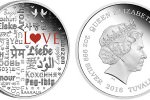 Австралийская серебряная монета «Язык любви»