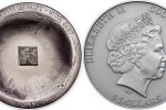 Выпущена монета с кусочком метеорита NWA-4037