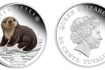 Серебряная монета Австралии "Морской бобр"