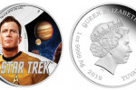 Серебряная монета "Звёздный путь: капитан Кирк"