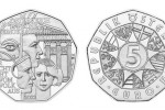 Серебряная монета Австрии «Демократия» 5 евро