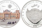 Серебряная монета посвящена Рейхстагу в Берлине