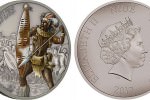 Серебряная монета Новой Зеландии "Зулуcы"