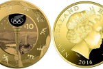 «Олимпийская монета» (золото) из Новой Зеландии