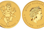 Золотая монета "Дивали" 1 грамм