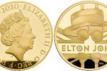 Золотая монета «Легенды музыки: Элтон Джон»