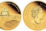 Золотая монета "50-летие высадки на Луну"