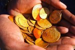 В Намибии нашли золотые монеты на 13$ млн.