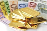 Цена золота в евро растёт из-за сильного доллара