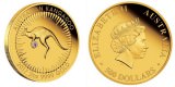 Золотая монета "Кенгуру" 2 унции с бриллиантом