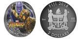 Монета "Мстители: Война бесконечности - Танос"