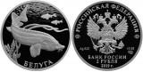 Серебряная монета РФ «Белуга»