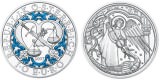 Серебряная монета Австрии "Архангел Михаил"