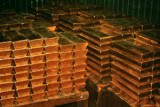 В августе Россия увеличила золотой запас до 1015 т.