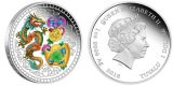 Цветная монета из серебра "Благословение" 1 унция