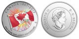 Серебряная монета "Канадская конфедерация 150 лет"