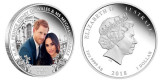 Серебряная монета "Королевская свадьба 2018" 1 унция