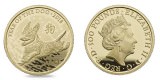 Золотая монета Англии "Год Собаки 2018" 1 унция