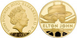 Золотая монета «Легенды музыки: Элтон Джон»