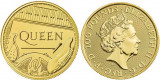 Золотая монета «Легенды музыки: Queen»