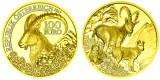 Золотая монета Австрии "Горный козёл" 100 евро
