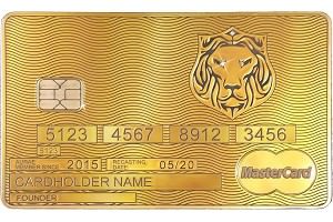 Компания Aurae выпустила банковские карты из золота