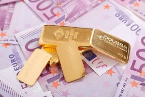 Цена золота превысила отметку 1100 евро за унцию