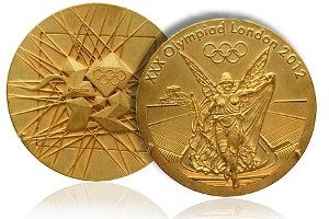 Стоимость золотой медали Олимпиады в Лондоне