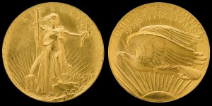 Золотая монета «Двойной орёл» продана за 3,6$ млн.