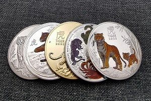Топ-10 монет и жетонов в честь «Года Тигра»