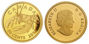 В Канаде выпустили монету с изображением лобстера