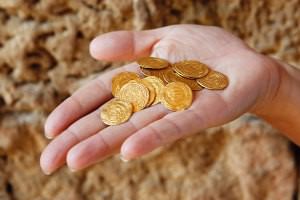 У берегов Израиля нашли 2000 золотых монет