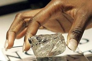 В Африке нашли ещё один алмаз весом 100 карат