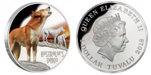 Серебряная монета "Собака динго" 1 унция