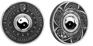 В Австралии вышла серебряная монета «Инь и Ян»