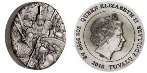 Серебряная монета "Римский легион" 2 унции