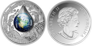 В Канаде выпустили монету "Мать Земля" с 3D-вставкой