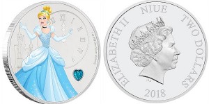 Серебряная монета "Принцесса Синдерелла" 1 унция