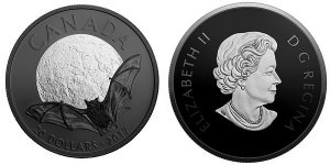 Серебряная монета Канады "Летучая мышь"