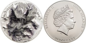 Серебряная монета посвящена горе Эверест