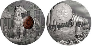 «Троянский конь» на серебряной монете Польши