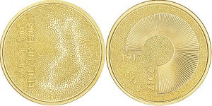 Золотая монета «100 лет независимости Финляндии»
