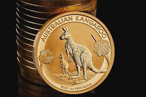Золотая монета «Кенгуру 2020» с новым мотивом